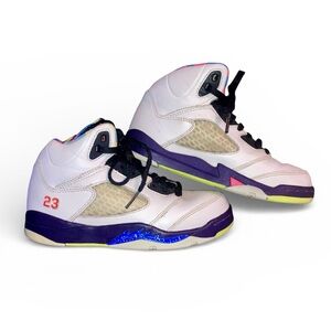 Nike Air Jordan 5 Retro Bel-Air Alternate 2020 Mid-top Youth Size 1
